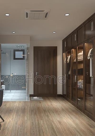  Cửa gỗ laminate cao cấp tại nhà phố An Dương